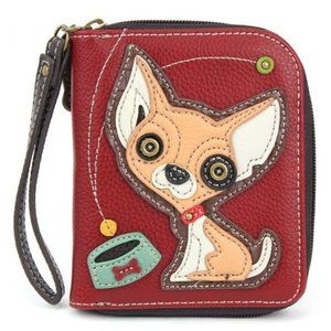 Chala Chihuahua Zip Around Wallet 839CH9